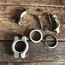 Muffler, Tail Pipe & Heater Box Clamps, 64-74, Nos German 2 Pc.