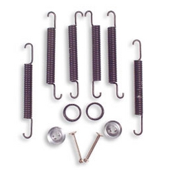Brake Hardware Spring Kit, Front or Rear, w/ 4 Upper & 2 Lower Springs, 53-57, 18 Pc.