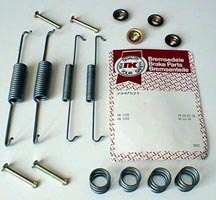 Brake Hardware Spring Kit, Front Drums, STD, 58-77, German, 2 Wheels, #521