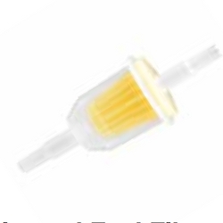 Fuel Filter, Clear Universal Carbureted, 46-74
