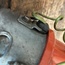 Ignition Condenser Mount, Hold Down Bracket Clip w/ Screw, 70-79, Used German Bosch