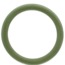 Push Rod Tube Seal, Small Inner O-Ring, Bus Type II 72-83, 914, Green in Color
