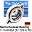 Throw Bearing, w/o Clips, 53-70, German Sachs