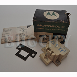 Voltage Regulator for Motorola Alternator, 75-79, Top White Box, Nos Oem