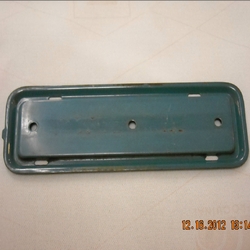 Radio, Block Out Plate Insert for Dash, w/ Holes, w/o Chrome Insert , 62-67, Used German