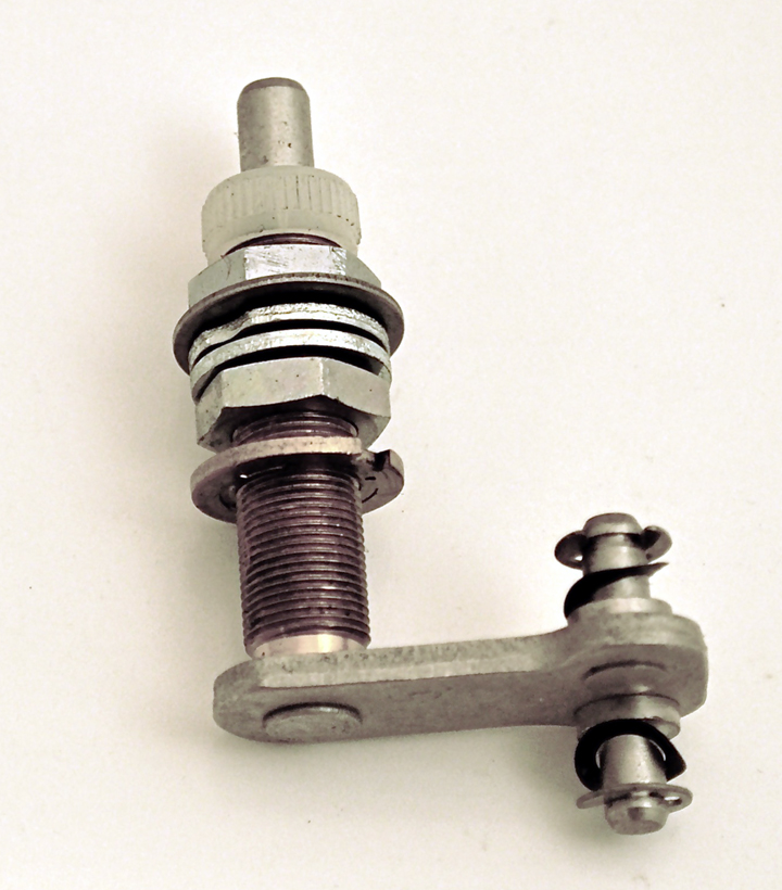 Wiper Shaft Pivot, 2 Pin, Left, 65-67, w/ Hardware, Nos German, SWF #egr101-559
