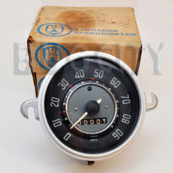 Speedometer Head, w/o Fuel Gauge, 1968 Only, Rebuilt German VDO