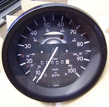 Speedometer Head, SB, 75-79, Nos German VDO
