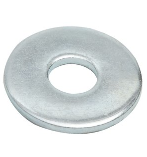 Washers, Bumper Mount, Fender, 8mm x 24mm OD, Stainless, 12 Pc.
