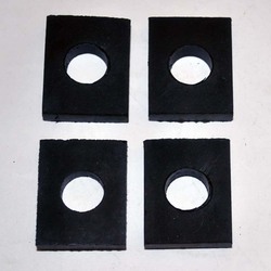 Shock Pads, Body to Frame, 17mm Thick, 46-52, 4 Pc.