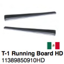 Running Boards, Left/ Right, w/ Moldings & Hardware, 46-79, 2 Pc. Heavy Duty Mexican