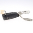 Seat Belt, Center Receiver, w/ Black Plastic Covers & w/ White Knobs, 68-71, Used German Repa