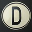 Bumper, Euro Plate Logo, Oval 