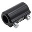 Shift Coupler, Early Round, Black Billet Aluminum, w/ Set Screws, 53-64