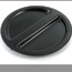 Brake Fluid Reservoir, Black Steel Access Cap, 55-67
