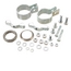 Muffler, Tail Damper Pipe, Install Kit, Bus Typ. II, 63-71, German HJS