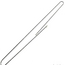 Brake Line, Front to Rear, 2180mm/  84