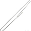 Brake Line, Steel Front  Center to Rear, 2180mm/  84