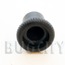 Headlight/ Wiper Knob, Black Rubber, 68-70, Used German Helphos
