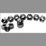 Hex Nuts, 8mm w/ 13mm wrench size, 12 Pc.