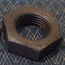 Axle Nut, Front Spindle, Left, LH Threaded, King Pin, 46-65, Nos German