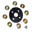 Steering Shaft, Round Joint Coupler w/ Spacer Washers, Std. Bug & Ghia, 46-78, SB 71-72