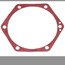 Transmission Side Gasket, Axle Tube Retainer, 50-68, Red Quality