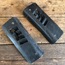 Vent Covers, Heater Channel Footwell, Left/ Right w/ Knobs, Sedan 69-72, Nos German Pair