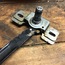 Door Lock, Crank Mechanism, w/ Flat Pull Rod, Right, 56-59, Used German