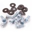 Fender Bolt Kit, w/ 10 Spring Washers & 10 Tall Head Hex Bolts, 20 Pc.